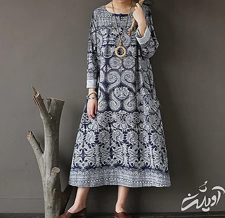 مدل های شیک پیراهن نخی گلدار بلند,طرح هایی از مدل پیراهن نخی زنانه,مدل پیراهن نخی گلدار بلند زنانه